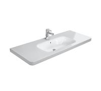 Duravit mobile lavabo DuraStyle 120cm con troppopieno, con panca con foro per rubinetto, 1 foro per rubinetto, Colorazione: Bianco con Wondergliss