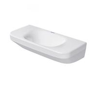 Duravit lavabo DuraStyle 50cm senza troppopieno, con foro per rubinetto panca, senza foro per rubinetto, Colorazione: Bianco