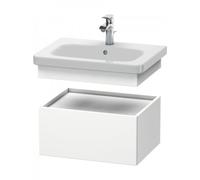 Duravit DuraStyle Meuble bas suspendu avec tiroir 6280, 580mm, pour DuraStyle, DS628007918, DS628007918, Colorazione: Noce Decorazione Naturale / Bianco Decorazione Opaca