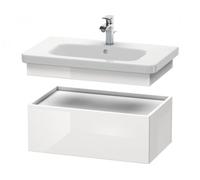 Duravit DuraStyle Meuble bas suspendu avec tiroir 6281, 730mm, pour DuraStyle, DS628102222, DS628102222, Colorazione: Decoro bianco lucido