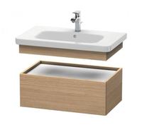 Duravit DuraStyle Meuble bas suspendu avec tiroir 6281, 730mm, pour DuraStyle, DS628105252, DS628105252, Colorazione: Rovere europeo Decorazione quercia