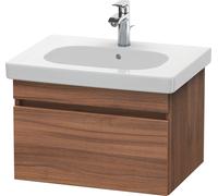 Duravit DuraStyle meuble sous-lavabo mural 6383, 1 tiroir, 600mm, pour D-Code, DS638307979, DS638307979, Colorazione: Decorazione naturale in noce