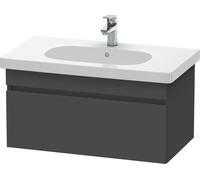 Duravit DuraStyle meuble sous-lavabo mural 6384, 1 tiroir, 800mm, pour D-Code, DS638404949, DS638404949, Colorazione: Grafite opaco Decor
