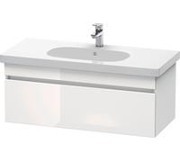 Duravit DuraStyle meuble sous-lavabo mural 6385, 1 tiroir, 1000mm, pour D-Code, DS638502218, DS638502218, Colorazione: Bianco ad alta brillantezza Decor / Bianco opaco Decor bianco opaco