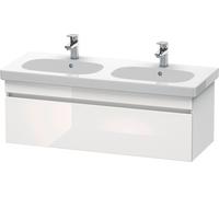 Duravit DuraStyle meuble sous-lavabo mural 6386, 1 tiroir, 1150mm, pour D-Code, DS638602218, DS638602218, Colorazione: Bianco ad alta brillantezza Decor / Bianco opaco Decor bianco opaco