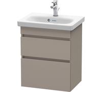 Duravit DuraStyle meuble sous-lavabo mural 6403, 2 tiroirs, 500mm, pour DuraStyle, DS640304343, DS640304343, Colorazione: Basalto opaco decoro opaco