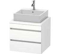 Duravit DuraStyle meuble sous-lavabo pour console, 2 tiroirs, 600mm, DS531507373, DS531507373, Colorazione: Ciliegio del Ticino