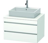 Duravit DuraStyle meuble sous-lavabo pour console, 2 tiroirs, 800mm, DS531707373, DS531707373, Colorazione: Ciliegio del Ticino
