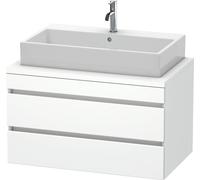 Duravit DuraStyle meuble sous-lavabo pour console, 2 tiroirs, 900mm, DS531807373, DS531807373, Colorazione: Ciliegio del Ticino