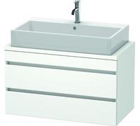 Duravit DuraStyle meuble sous-lavabo pour console compacte, 2 tiroirs, 900mm, DS530807373, DS530807373, Colorazione: Ciliegio del Ticino