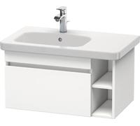 Duravit DuraStyle meuble sous-lavabo suspendu 6394, 1 tiroir, 730mm, pour vasque DuraStyle à gauche, DS639401818, DS639401818, Colorazione: Bianco Opaco / Bianco Opaco