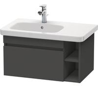 Duravit DuraStyle meuble sous-lavabo suspendu 6394, 1 tiroir, 730mm, pour vasque DuraStyle à gauche, DS639404949, DS639404949, Colorazione: Grafite opaco Decor