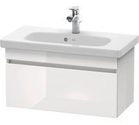 Duravit DuraStyle Meuble sous-lavabo suspendu 6399, 1 tiroir, 730mm, pour DuraStyle, DS639902222, DS639902222, Colorazione: Decoro bianco lucido