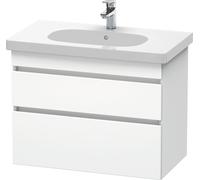 Duravit DuraStyle Meuble sous-lavabo suspendu 6484, 2 tiroirs, 800mm, pour code D, DS648401818, DS648401818, Colorazione: Bianco Opaco / Bianco Opaco
