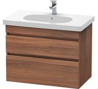 Duravit DuraStyle Meuble sous-lavabo suspendu 6484, 2 tiroirs, 800mm, pour code D, DS648407979, DS648407979, Colorazione: Decorazione naturale in noce