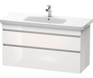 Duravit DuraStyle meuble sous-lavabo suspendu 6495, 2 tiroirs, 1130mm, pour DuraStyle, DS649502222, DS649502222, Colorazione: Decoro bianco lucido
