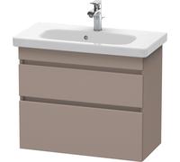 Duravit DuraStyle Meuble sous-lavabo suspendu 6499, 730mm, 2 tiroirs, pour DuraStyle, DS649904343, DS649904343, Colorazione: Basalto opaco decoro opaco