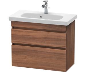 Duravit DuraStyle Meuble sous-lavabo suspendu 6499, 730mm, 2 tiroirs, pour DuraStyle, DS649907979, DS649907979, Colorazione: Decorazione naturale in noce