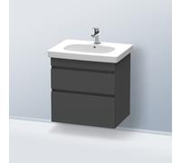 Duravit DuraStyle mobile sottolavabo, 2 scomparti estraibili, DS648304949, DuraStyle [Mobili da Bagno > Mobili Lavabo]