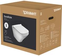 Duravit DuraStyle Set pour WC suspendu, à fond creux, 370x540mm, fixation cachée, siège WC inclus, blanc brillant, 45520900A1, 45520900A1