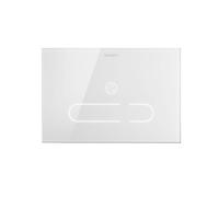 Duravit DuraSystem piastra di comando A2 elettronica per WC, 229,8x157 mm, vetro bianco, WD5003012000 - WD5003012000