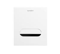 Duravit DuraSystem piastra di comando A2 elettronica per orinatoio, con funzione di pulizia, 130x150 mm, zinco pressofuso, WD50070, Colorazione: Pannello frontale in zinco pressofuso, bianco - WD5007013000