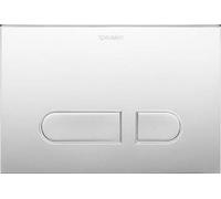 Duravit DuraSystem - Placca di comando A1 per il risciacquo di WC, cromo lucido WD5001021000