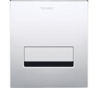 Duravit DuraSystem piastra di comando A2 elettronica per orinatoio, 130x150 mm, zinco pressofuso, WD50060, Colorazione: Pannello frontale in zinco pressofuso, cromo lucido - WD5006023000