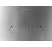 Duravit DuraSystem plaque de déclenchement mécanique pour WC A1, acier inox, WD5012704000, WD5012704000, Colorazione: acciaio inossidabile spazzolato