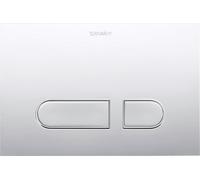 Duravit DuraSystem plaque de déclenchement mécanique pour WC A1, plastique, 217x146,5 mm, WD5001021000, WD5001021000, Colorazione: Pannello frontale in plastica, cromo lucido