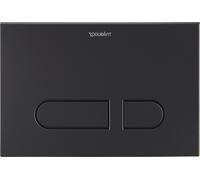 Duravit piastra di azionamento DuraSystem A1 meccanica 217x146,5 mm plastica nero opaco WD5001031000