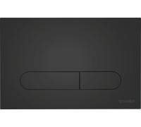Duravit DuraSystem plaque de déclenchement mécanique pour WC Beta 100, Dual Flush, WD5009031000, WD5009031000, Colorazione: Nero opaco