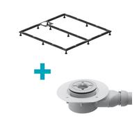 Duravit DuroCast set supporto piatto doccia, 791101000000000+791243000000000, Universal [Piatti Doccia > Ricambi per Piatti Doccia]