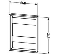 Duravit elemento del sistema di montaggio dei mobili LM987500000