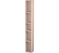 Duravit ETAGÈRE L-Cube, largeur 180mm, profondeur 180mm, verticale, 5 compartiments, LC120601010, LC120601010, Colorazione: Albicocca Perla lacca lucida all'albicocca