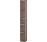 Duravit ETAGÈRE L-Cube, largeur 180mm, profondeur 180mm, verticale, 5 compartiments, LC120608686, LC120608686, Colorazione: Laccato lucido Cappuccino