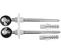 Duravit Fissaggio per WC a parete e bidet a parete, cromo, 0065001000