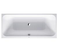 Duravit Happy D.2 Baignoire rectangulaire à encastrer, double dos inclinés gauche/droite, 1800x800x460mm, blanc, 700314000000000, 700314000000000