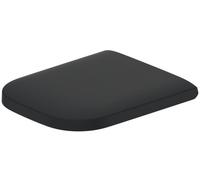 Sedile WC Duravit Happy D.2 con cerniere SoftClose in acciaio inox, con meccanismo di chiusura soft-closing, Colorazione: Colore interno antracite opaco, colore esterno antracite opaco, colore esterno antracite opaco - 0064591300