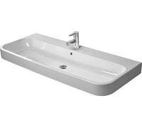 Duravit Happy D.2 lavabo 120x50.5 cm rettangolare a parete-da mobile bianco lucida 2318120027