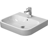 Duravit Happy D.2 lavabo 60x50.5 cm rettangolare a parete-da mobile bianco 2318600027