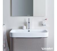 Duravit mobile lavabo Happy D.2 65cm con troppopieno, con panca con foro per rubinetto, 1 foro per rubinetto, Colorazione: Bianco con Wondergliss - 23186500001