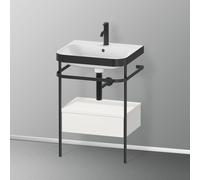 Duravit Happy D.2 lavabo con struttura, 1 scomparto estraibile, HP4740O3939, c-bonded Happy D.2 [Mobili da Bagno > Mobili con Lavabo Integrato]