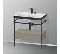 Duravit Happy D.2 lavabo con struttura, 1 scomparto estraibile, HP4742E9292, c-bonded Happy D.2 [Mobili da Bagno > Mobili con Lavabo Integrato]