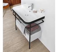 Duravit Happy D.2 lavabo con struttura, 1 scomparto estraibile, HP4742O3636, c-bonded Happy D.2 [Mobili da Bagno > Mobili con Lavabo Integrato]