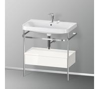 Duravit Happy D.2 lavabo con struttura, 1 scomparto estraibile, HP4842E2222, c-shaped Happy D.2 [Mobili da Bagno > Mobili con Lavabo Integrato]