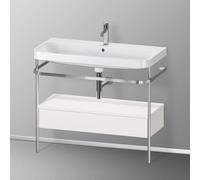 Duravit Happy D.2 lavabo con struttura, 1 scomparto estraibile, HP4843O3939, c-shaped Happy D.2 [Mobili da Bagno > Mobili con Lavabo Integrato]