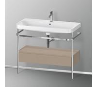 Duravit Happy D.2 lavabo con struttura, 1 scomparto estraibile, HP4843O7575, c-shaped Happy D.2 [Mobili da Bagno > Mobili con Lavabo Integrato]
