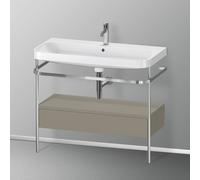 Duravit Happy D.2 lavabo con struttura, 1 scomparto estraibile, HP4843O9292, c-shaped Happy D.2 [Mobili da Bagno > Mobili con Lavabo Integrato]