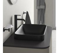 Lavello da banco Duravit Happy D.2 Plus D.2 Plus, 235960, 600x400 mm, rettificato, senza sfioratore, senza foro per rubinetto da banco, Colorazione: Colore interno antracite opaco, colore esterno antracite opaco, con Wondergliss - 23596013001